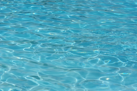 close up of a pool water