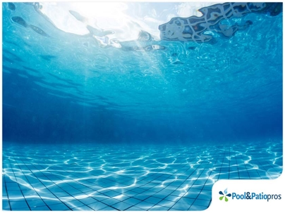 underwater in a pool